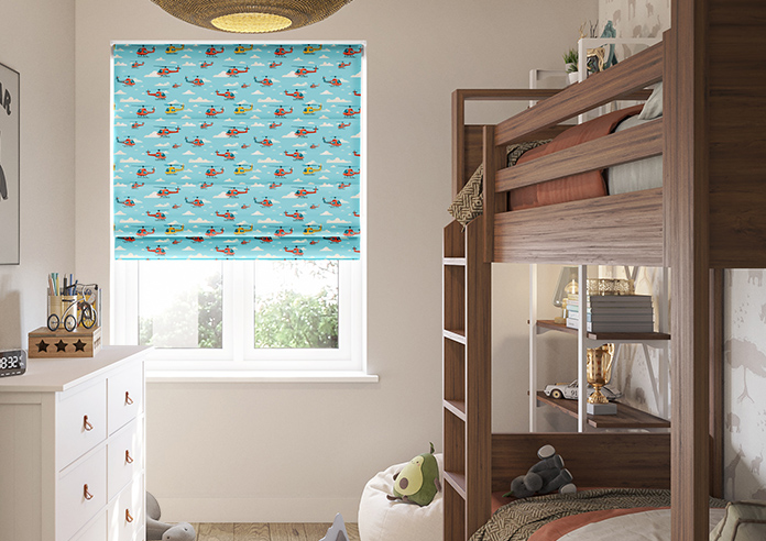 Sky Patrol, Horizon - Twist&Fit Roman Blind - Image 3